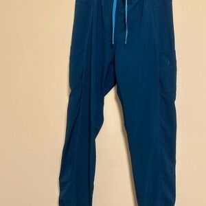 Carhartt Men's Cargo Scrub Pants - Teal Blue